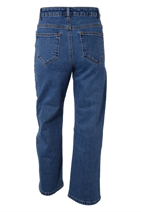 Hound pige jeans/bukser "Wild" (højtaljet) - Patch denim blå 